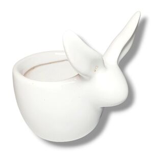 Yankee Candle Large Jar Holder J/H WHITE EASTER BUNNY ceramic